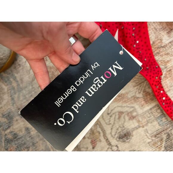 Morgan and Co. by Linda Bernell NWT Red Halter Mermaid Dress, Sz 4, MP $179 - Picture 5 of 9